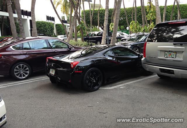 Ferrari 458 Italia spotted in Bal Harbour, Florida