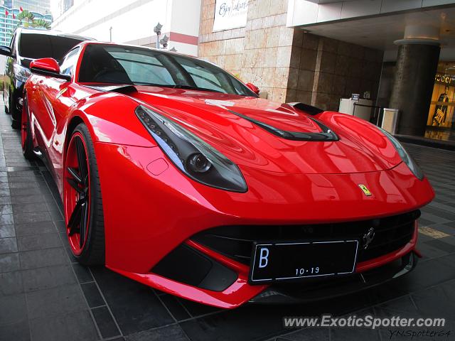 Ferrari F12 spotted in Jakarta, Indonesia