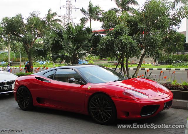 Ferrari 360 Modena spotted in Jakarta, Indonesia