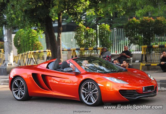 Mclaren MP4-12C spotted in Jakarta, Indonesia