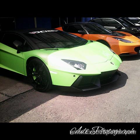 Lamborghini Aventador spotted in Bogor, Indonesia