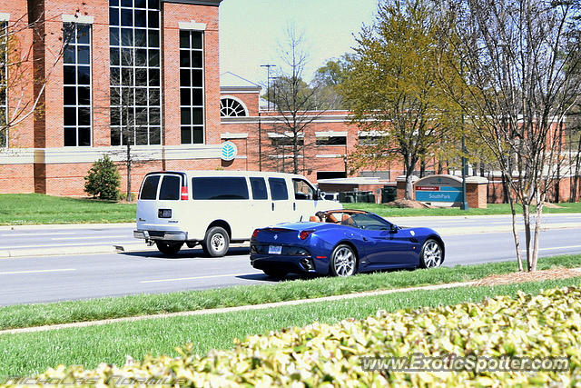 Ferrari California spotted in Charlotte, North Carolina