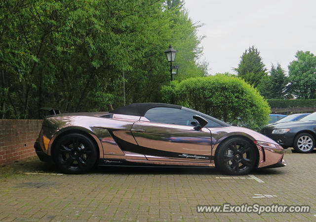 Lamborghini Gallardo spotted in London, United Kingdom