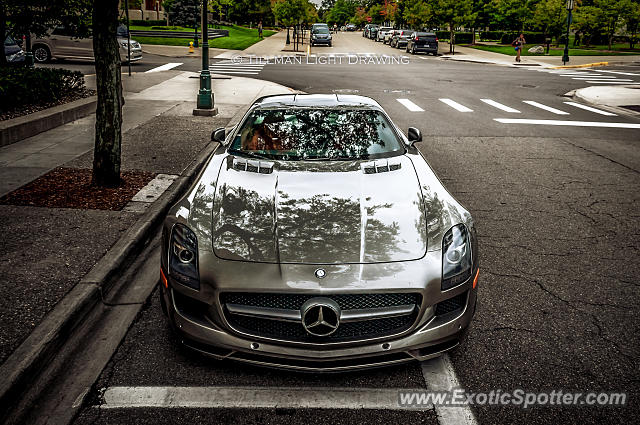 Mercedes SLS AMG spotted in Birmingham, Michigan
