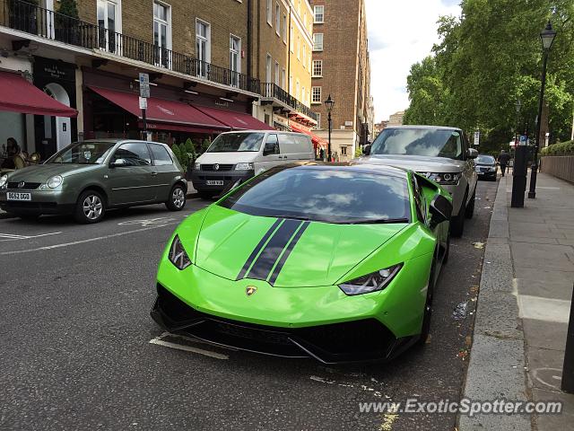 Lamborghini Huracan spotted in London, United Kingdom