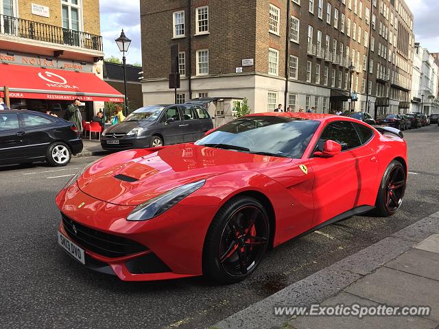 Ferrari F12 spotted in London, United Kingdom