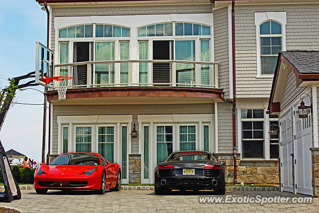 Ferrari 458 Italia spotted in Spring Lake, New Jersey