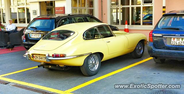 Jaguar E-Type spotted in Zurich, Switzerland