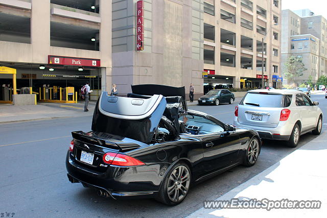 Jaguar XKR-S spotted in Toronto, Canada