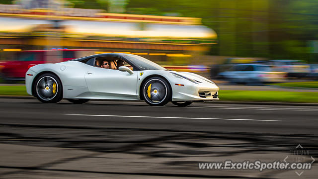 Ferrari 458 Italia spotted in Birmingham, Michigan