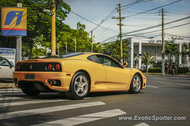 Ferrari 360 Modena spotted in São Paulo, Brazil