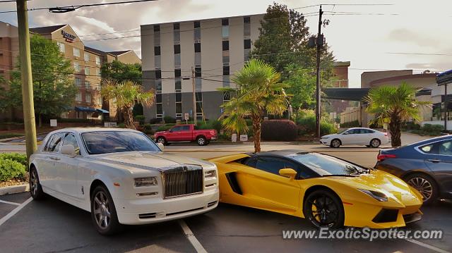 Lamborghini Aventador spotted in Atlanta, Georgia