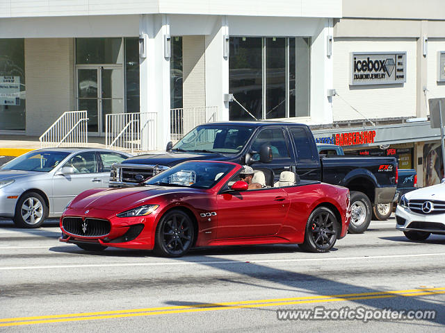 Maserati GranCabrio spotted in Atlanta, Georgia