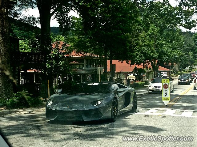 Lamborghini Aventador spotted in Helen, Georgia