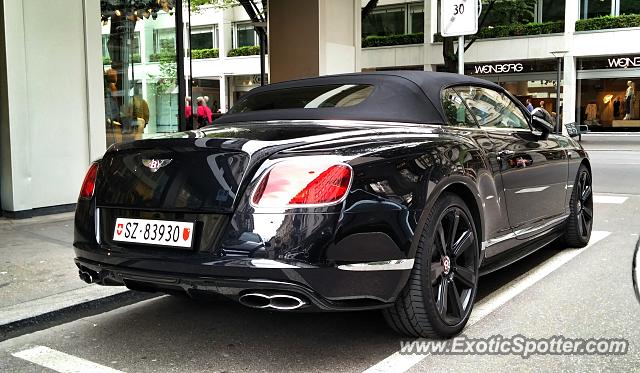 Bentley Continental spotted in Zürich, Switzerland