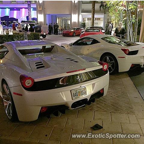 Ferrari 458 Italia spotted in Fort Lauderdale, Florida