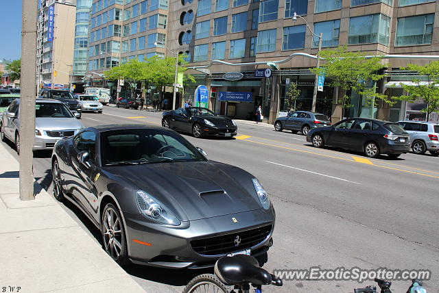 Ferrari California spotted in Toronto, Canada