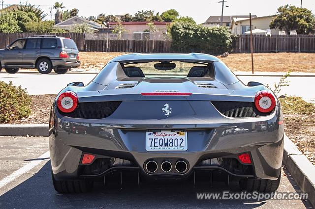 Ferrari 458 Italia spotted in Monterey, California