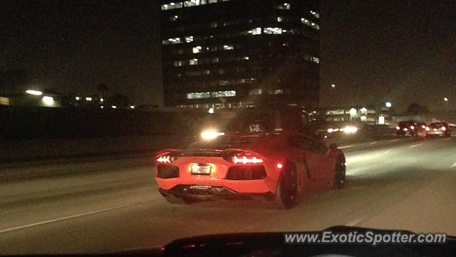 Lamborghini Aventador spotted in Los Angeles, California