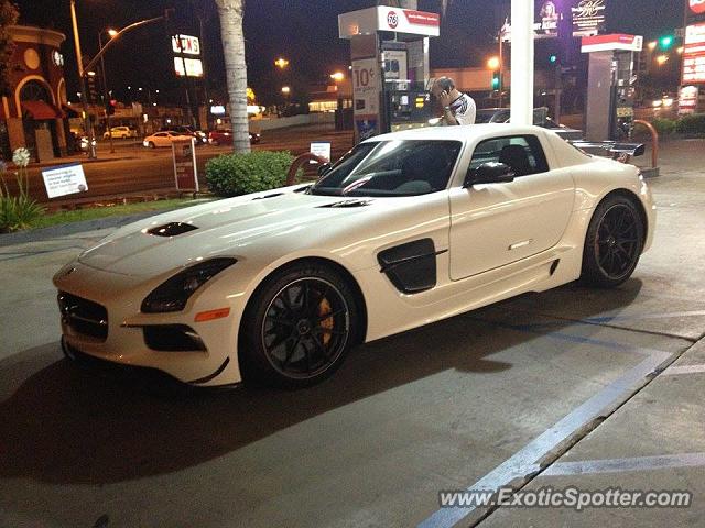 Mercedes SLS AMG spotted in Encino, California