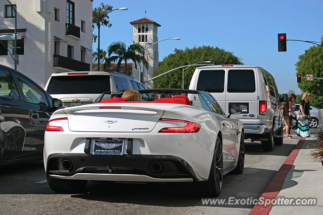 Aston Martin Vanquish spotted in Beverly Hills, California