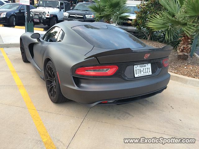 Dodge Viper spotted in Houston, Texas