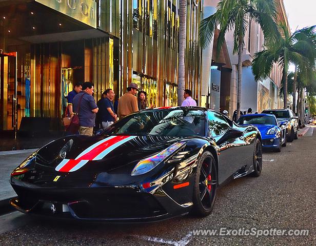 Ferrari 458 Italia spotted in Beverly Hills, California