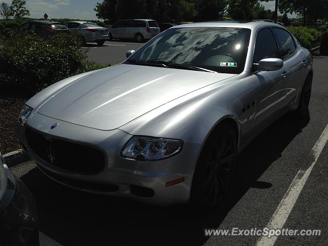 Maserati Quattroporte spotted in Center valley, Pennsylvania