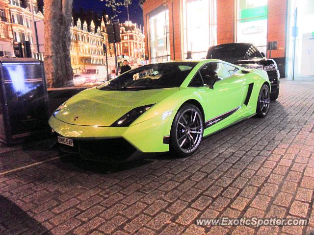 Lamborghini Gallardo spotted in London, United Kingdom