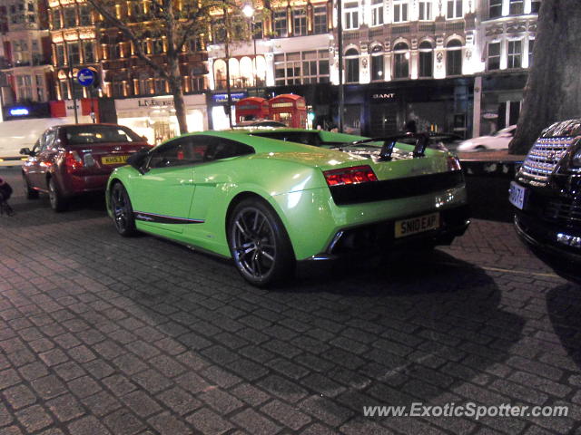 Lamborghini Gallardo spotted in London, United Kingdom