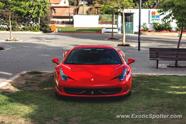 Ferrari 458 Italia spotted in Tel Aviv, Israel