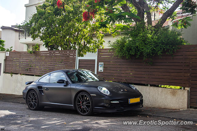 Porsche 911 Turbo spotted in Tel Aviv, Israel