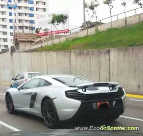 Mclaren 650S spotted in Lima, Peru