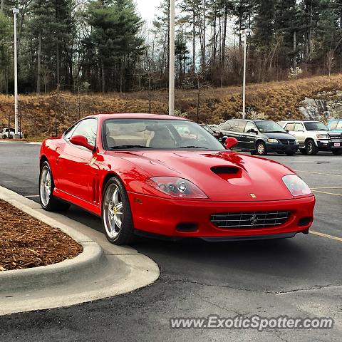 Ferrari 575M spotted in Flat Rock, North Carolina