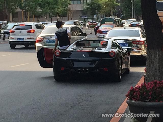 Ferrari 458 Italia spotted in Shenyang, China