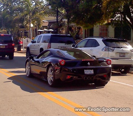 Ferrari 458 Italia spotted in Naples, Florida