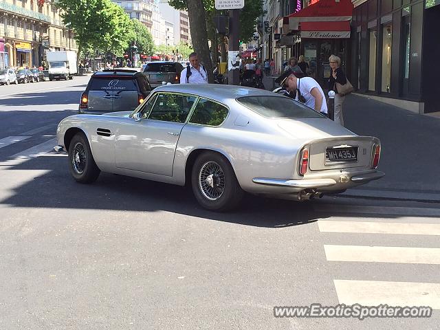 Aston Martin DB6 spotted in Paris, France