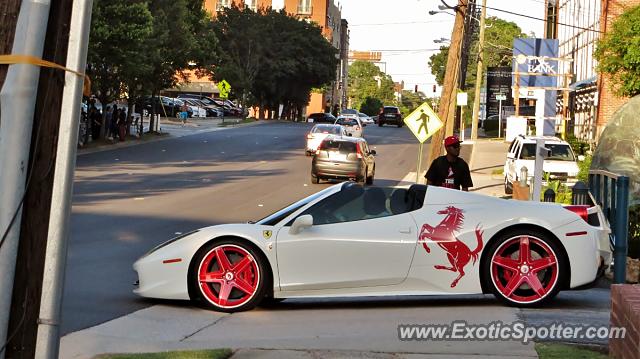 Ferrari 458 Italia spotted in Atlanta, Georgia