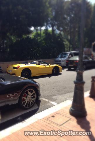 Ferrari 458 Italia spotted in Monte Carlo, Monaco