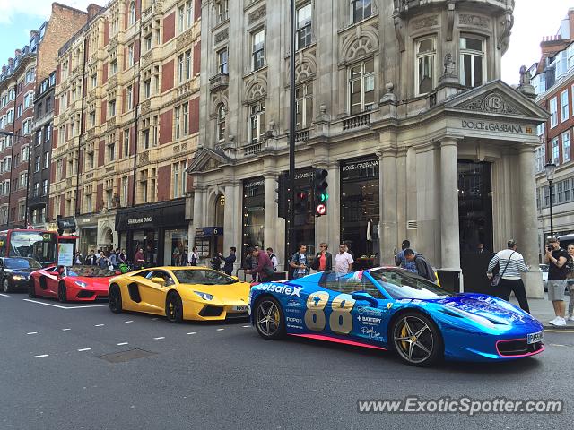 Ferrari 458 Italia spotted in London, United Kingdom