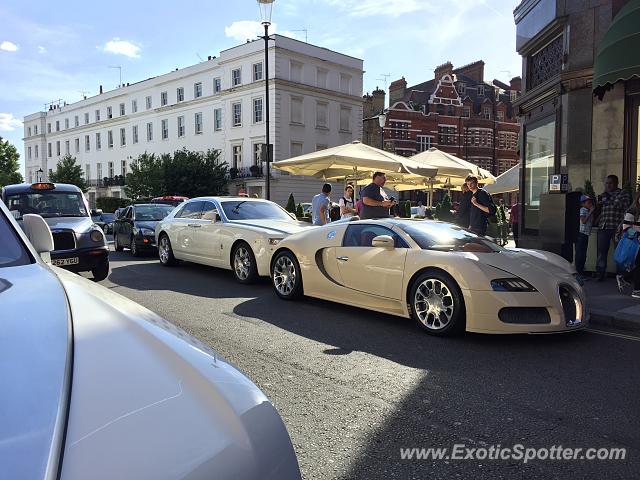 Bugatti Veyron spotted in London, United Kingdom