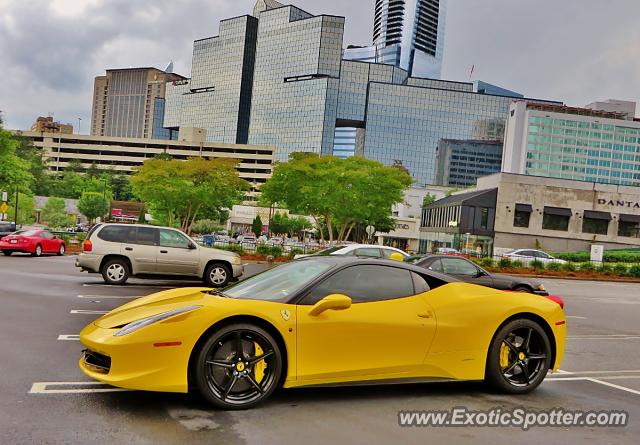 Ferrari 458 Italia spotted in Atlanta, Georgia