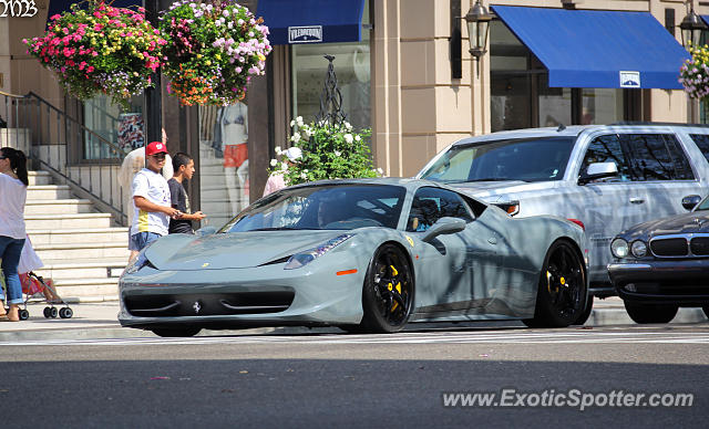 Ferrari 458 Italia spotted in Beverly Hills, California