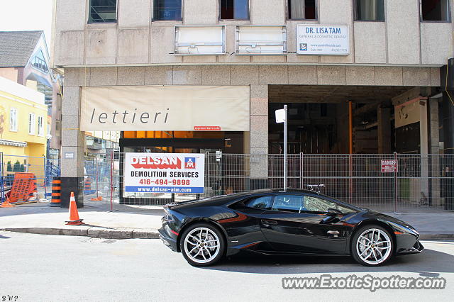 Lamborghini Huracan spotted in Toronto, Canada