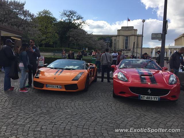 Lamborghini Gallardo spotted in Paris, France