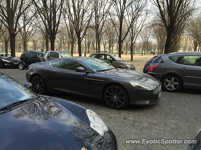 Aston Martin DB9 spotted in Paris, France