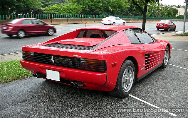 Ferrari Testarossa spotted in Raleigh, North Carolina