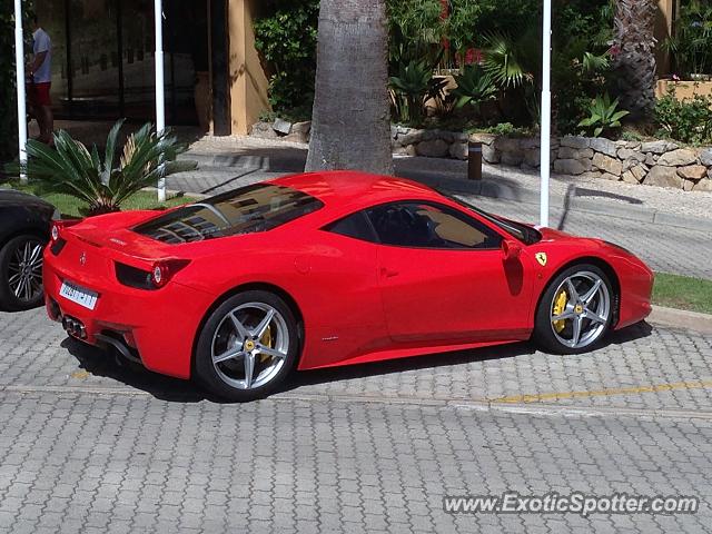 Ferrari 458 Italia spotted in Vilamoura, Portugal