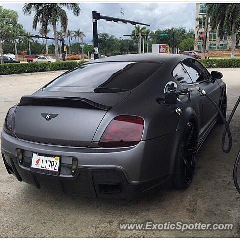 Bentley Continental spotted in Fort Lauderdale, Florida