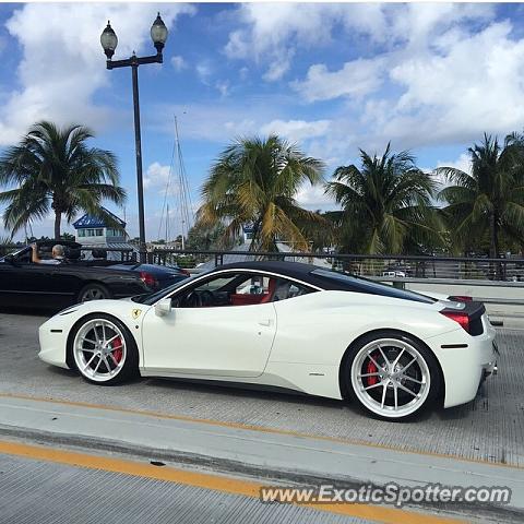 Ferrari 458 Italia spotted in Fort Lauderdale, Florida